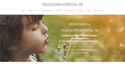 Desktop Screenshot of educacionespecialpr.info